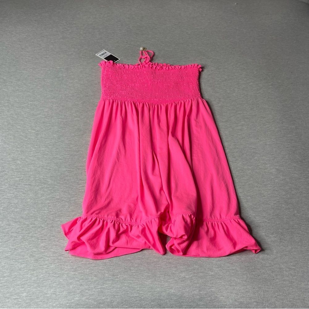 Juicy Couture Girl's Vintage Hot Pink Cover-Up Dress - Picture 2 of 9